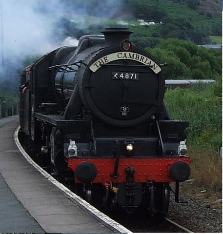 Black 5, No 44871 at Morfa Maddwch